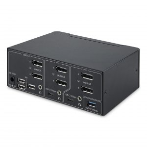 Startech P2CDD143-KVM-SWITCH Swt P2cdd143-kvm-switch 2pt Dual-monitor 