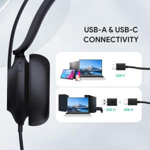 Yealink 1308140 Uh37 Dual Teams Usb-c A Headset - Retail