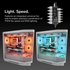 Cougar FV270 RGB WHITE Fv270 Rgb White E-atx Mid Tower Case