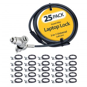 Startech UNIVKA25-LAPTOP-LOCK 25pack Universal Laptop Lock