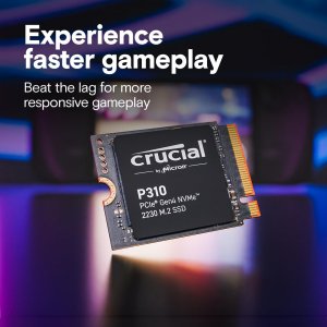 Crucial CT1000P310SSD2 Ssd  1tb P310 Pcie Gen4 2230 Nvme M.2 Retail