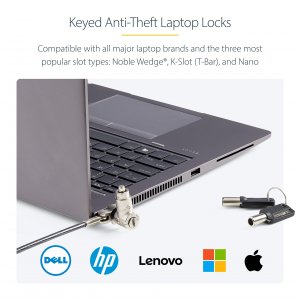 Startech UNIVMK25-LAPTOP-LOCK Ac Univmk25-laptop-lock Universal Laptop