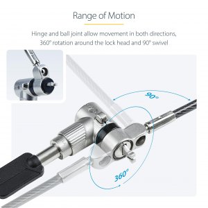 Startech UNIVMK25-LAPTOP-LOCK Ac Univmk25-laptop-lock Universal Laptop