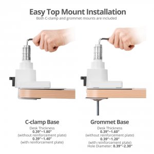 Siig CE-MT3Z11-S1 Ac Ce-mt3z11-s1 Ultra Heavy Duty Single Monitor Arm 