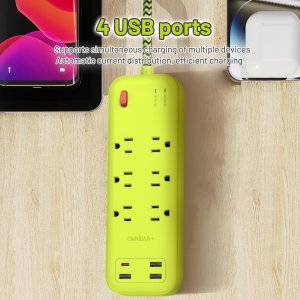 Omnibar OMN-PSK-XPUSB-3 O16-000018 Plus Surge Protector With Usb Ports