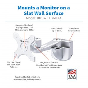 Tripp DMSW1332MTAA Single-extension Monitor