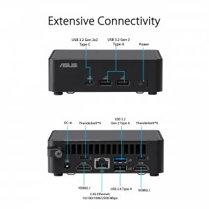 Asus RNUC14RVHU7089CUI Sy  Nuc 14 Pro Ultra7 155h 32g 1tb Intel Arc W1