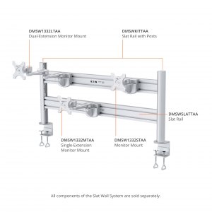 Tripp DMSWSLATTAA Slat Rail For Slat Wall