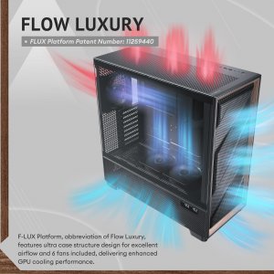 Antec FLUX PRO Flux Pro Full-tower E-atx Pc Case - Black