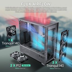 Antec FLUX PRO Flux Pro Full-tower E-atx Pc Case - Black