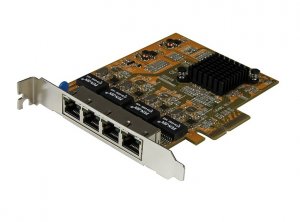 Startech 1R2847 .com 4-ports 4x Rj45 Pci Express X4 Gigabit Network Ca