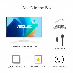 Asus VY249HF-W Mn Vy249hf-w 23.8 Ips 1920x1080 16:9 1ms 100hz Hdmi Ret