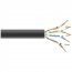 Black EVNSL0647A-1000 Cat6 550mhz Bulk Cable Utp Pvc Bk 1000'