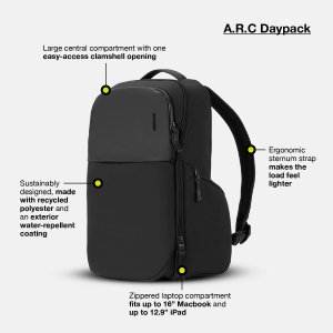 Incase INCO100684-BLK A.r.c. Daypack - Black