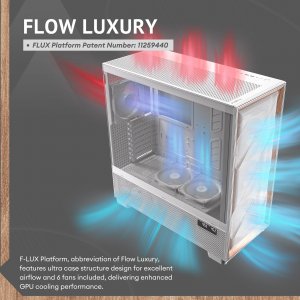 Antec FLUX PRO WHITE Flux Pro White Full-tower E-atx Pc Case