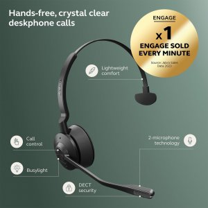 Jabra 9653-523-125 Engage 45 Seconvertible, Na