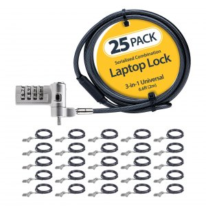 Startech UNIVCS25-LAPTOP-LOCK 25-pack Universal Laptop Lock