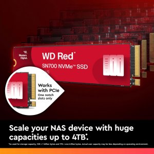 Western WDS400T1R0C-68BDK0 Wd Red 4tb Ssd Pcie Nvme