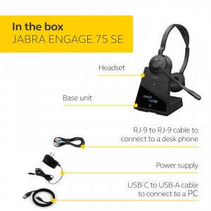 Jabra 9659-583-125 Engage 75 Sestereo, Na