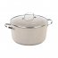 Korkmaz A1260 Granita 3 Liter Aluminum Nonstick Casserole With Lid In 