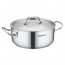 Korkmaz A2739 Gastro Proline 4.5 Liter Stainless Steel Low Casserole W