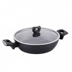 Korkmaz A2945 Nora 2 Piece 3.6 Liter Alumium Nonstick Low Casserole Di