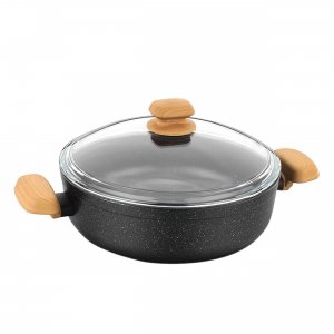 Korkmaz A1244 Montana 2 Piece 3.5 Liter Aluminum Nonstick Low Casserol