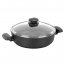 Korkmaz A1345 Ornella 2 Piece 4 Liter Aluminum Nonstick Low Casserole 