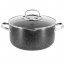 Korkmaz A2951 Galaksi Non Stick 9.5 Inch 5 Liter Casserole With Lid In