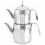 Korkmaz A229 Nostaljia Maxi Stainless Steel 1.2 Liter Tea Pot And 2.2 