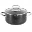 Korkmaz A2950 Galaksi Non Stick 8 Inch 3 Liter Casserole With Lid In B