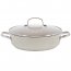 Korkmaz A1263 Granita 3.5 Liter Aluminum Nonstick Low Casserole In Tan