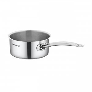 Korkmaz A2702 Gastro Proline 2.8 Liter Stainless Steel Saucepan In Sil