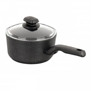 Korkmaz A1340 Ornella 2 Piece 2 Liter Quart Aluminum Nonstick Saucepan