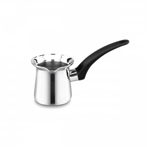 Korkmaz A1207 Orbit 8 Ounce Stainless Steel Turkish Coffee Pot In Silv