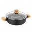 Korkmaz A1245 Montana 2 Piece 4 Liter Aluminum Nonstick Low Casserole 