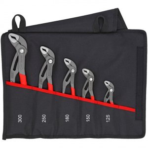 Knipex 001955S5 Knipex 5 Pc Pliers Cobra Set In Tool Roll