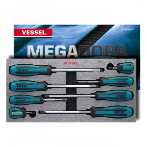 Vesseltools 9008EVA Vessel Megadora Jawsfit 8pc Screwdriver Set - Vers