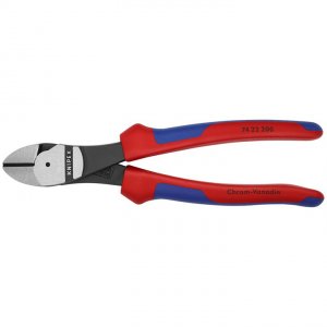 Knipex 7422200 Knipex High Leverage 12deg Angled Diagonal Cutters