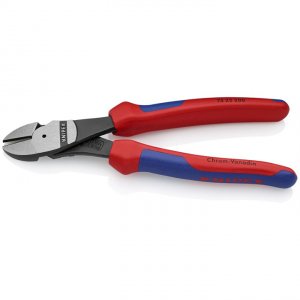 Knipex 7422200 Knipex High Leverage 12-degree Angled Diagonal Cutters