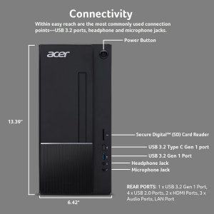 Acer DT.BLRAA.001 Aspire Tc 1775 Ur11 Dsktp