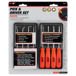 Performancetool W941 Performance Tool 8-piece Specialty Pick And Drive