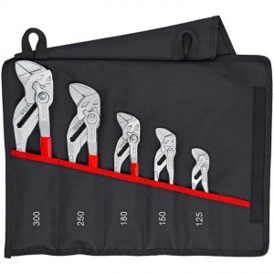 Knipex 001955S4 Knipex 5 Pc Pliers Wrench Set In Tool Roll