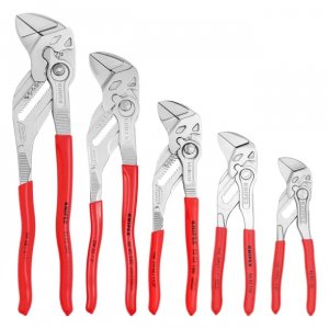 Knipex 001955S4 Knipex 5-piece Pliers Wrench Set With Tool Roll