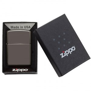 Zippo 150G5 Black Ice Windproof Lighter - Iconic Design  Durability