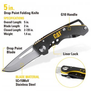 Cat 240192 12-in-1 Multitool Knife  Key Chain Gift Set