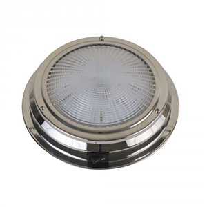 Scandvik 41324P Led Dome Light - Traditional - Stainless Steel - 5.5