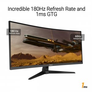 Asus VG34VQ3B Mn  34 Va Wqhd 3440x1440 21:9 1ms 180hz 2xdp 2xhdmi 4xus