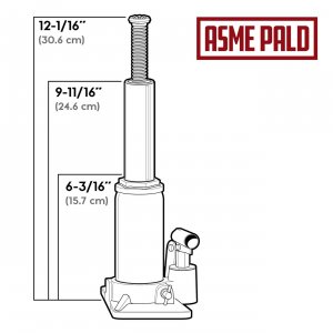 Powerbuilt 640405 2 Ton Hydraulic Bottle Jack - Heavy Duty