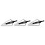 Steambow 0000343 Fenris Wolf Fangs Broadheads - Set Of 3